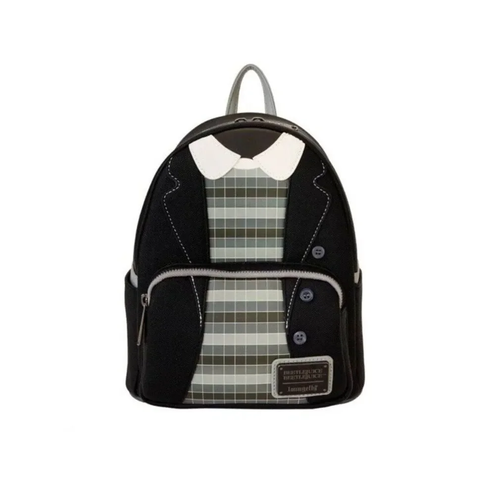 Loungefly Beetlejuice Lydia Deetz Fashion Mini Backpack Cosplay Ghost House NWT